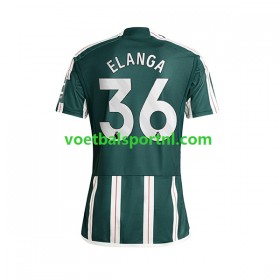 Manchester United Anthony Elanga 36 Uit Shirt 2023-24